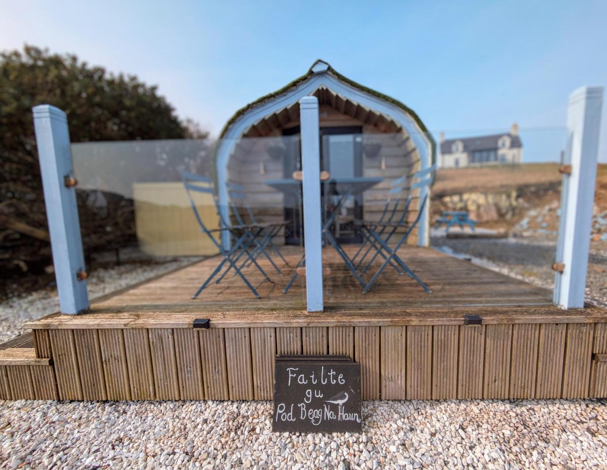 Villa Glamping Pod For 2 Pod Beag Na Haun Eriskay Exterior foto